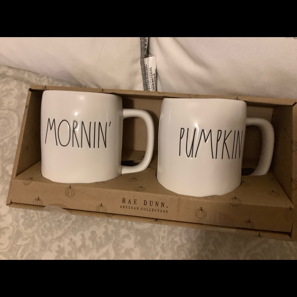 Rae Dunn set coffee mugs